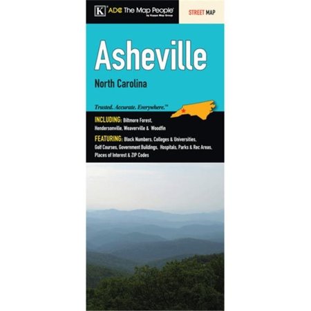 UNIVERSAL MAP GROUP LLC Universal Map 13143 Asheville Fold Map 13143